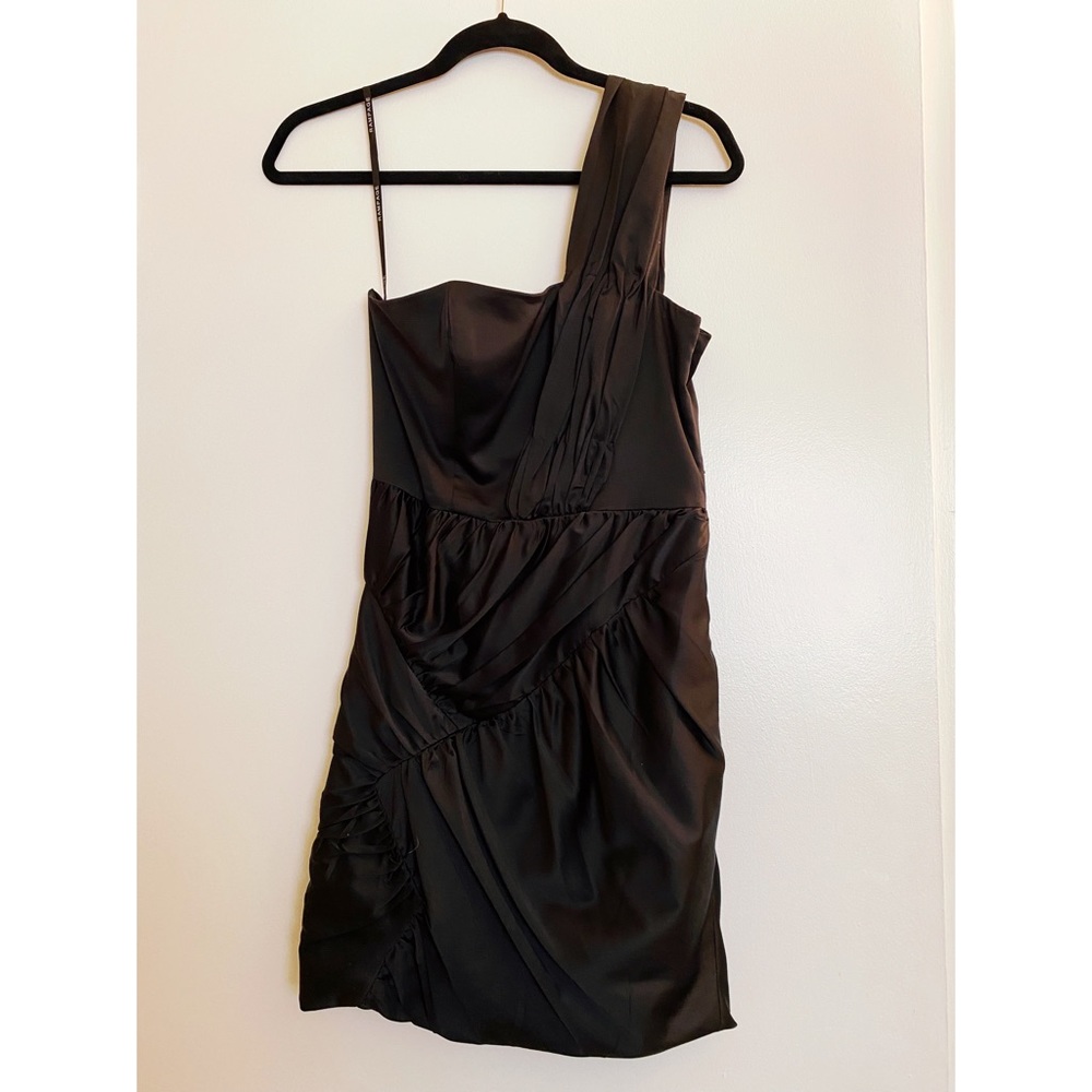 Rampage One-shoulder Dress, Black, Small